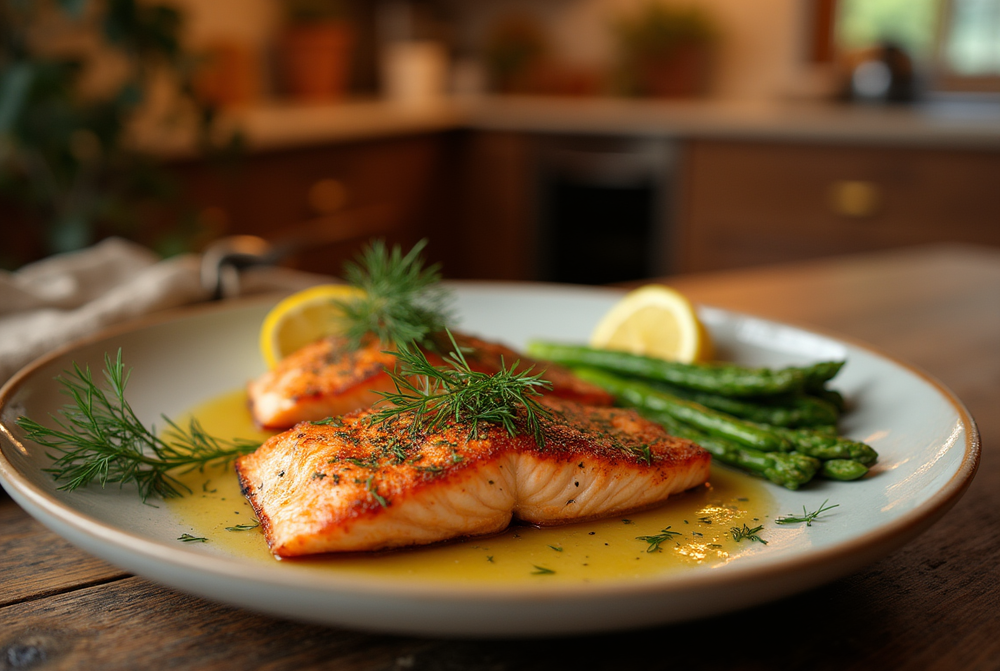 Baked Salmon with Dill and Lemon